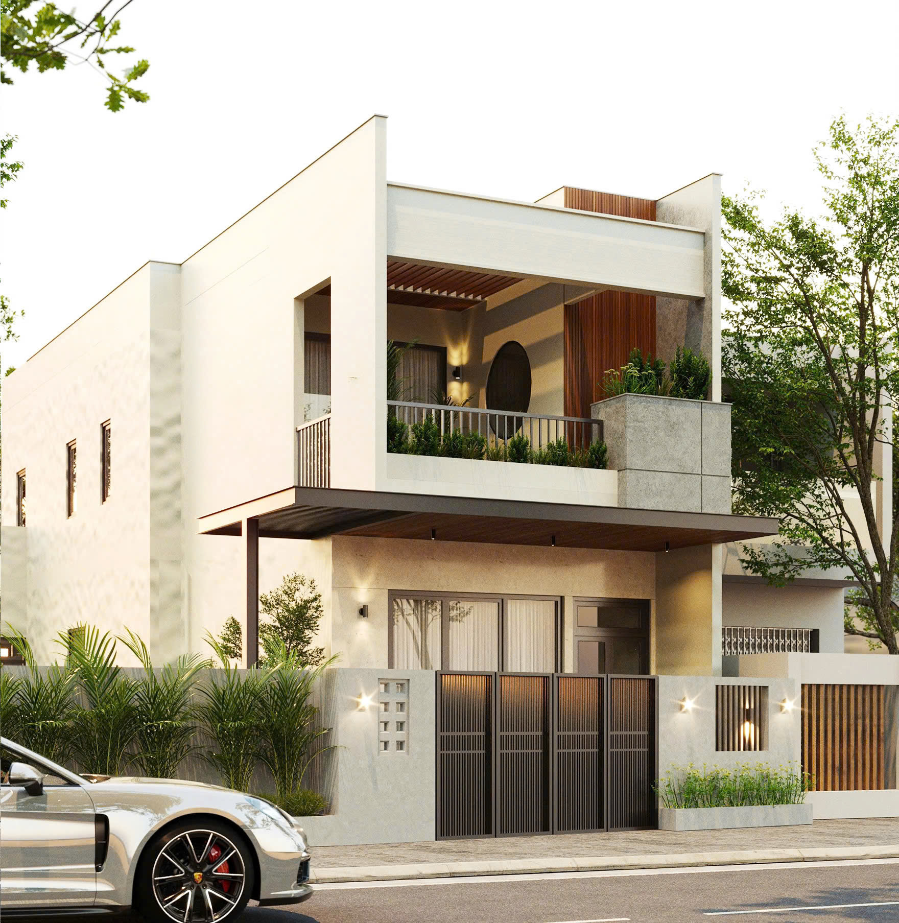 Hình ảnh thi công thực tế dự án anh San Phú Xuân Huế bởi Aicon Design