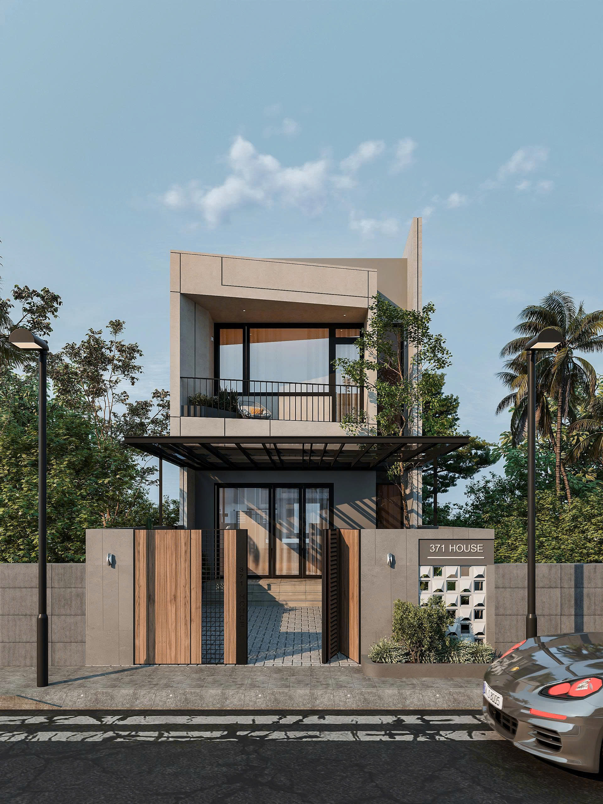 Hình ảnh thi công thực tế dự án anh Tín Kim Trà Huế bởi Aicon Design