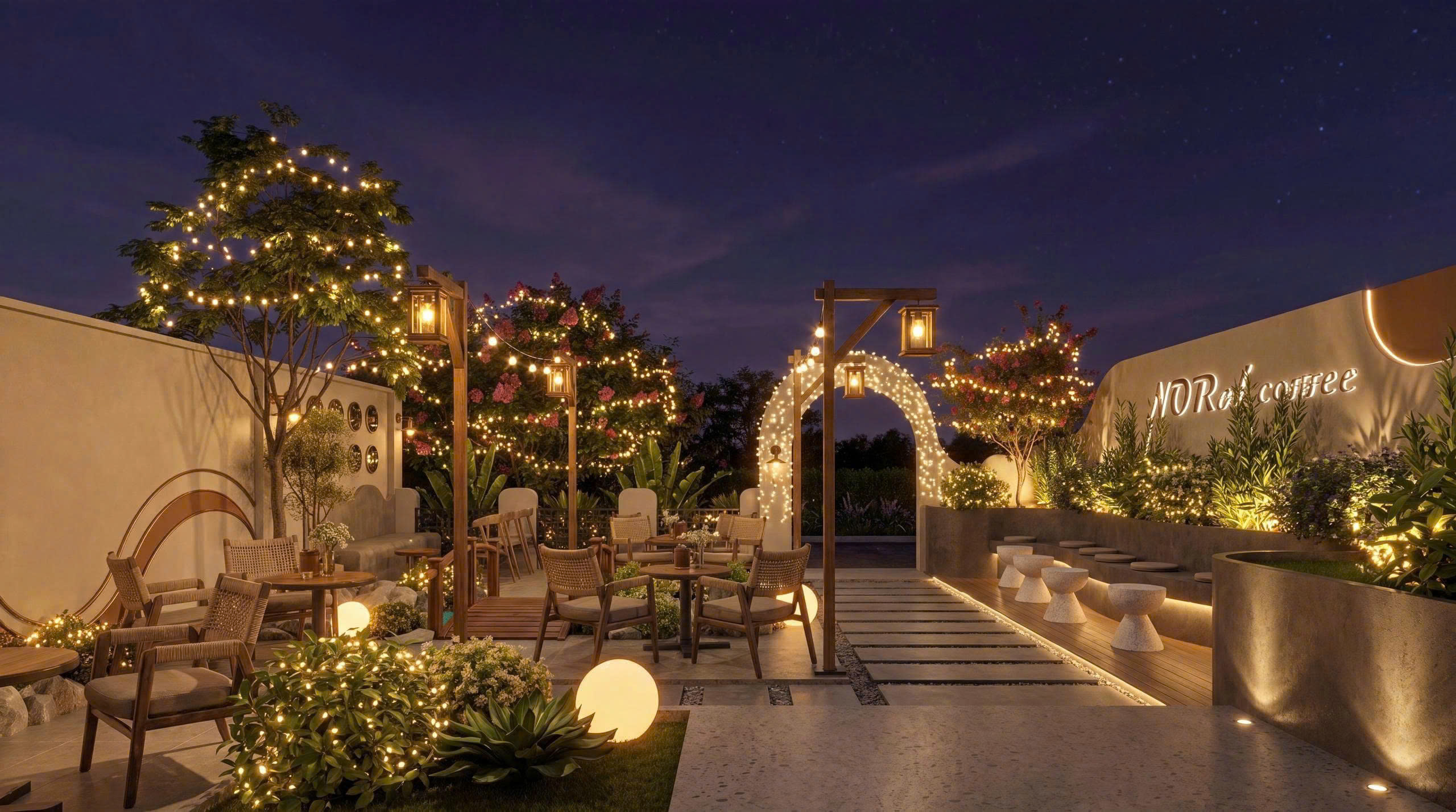 CÔNG TRÌNH NORA COFFE - ANH NHẬT