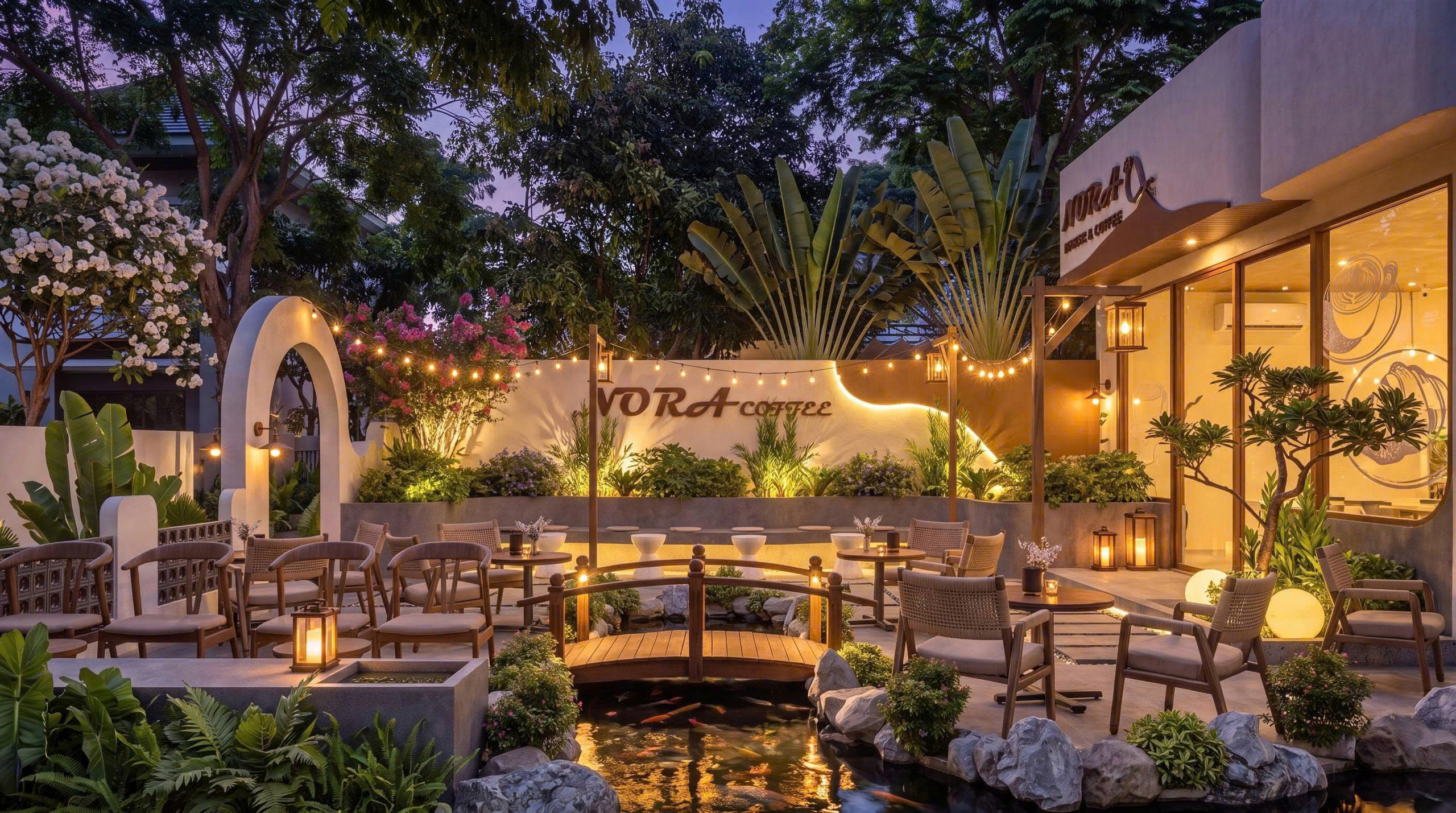 CÔNG TRÌNH NORA COFFE - ANH NHẬT