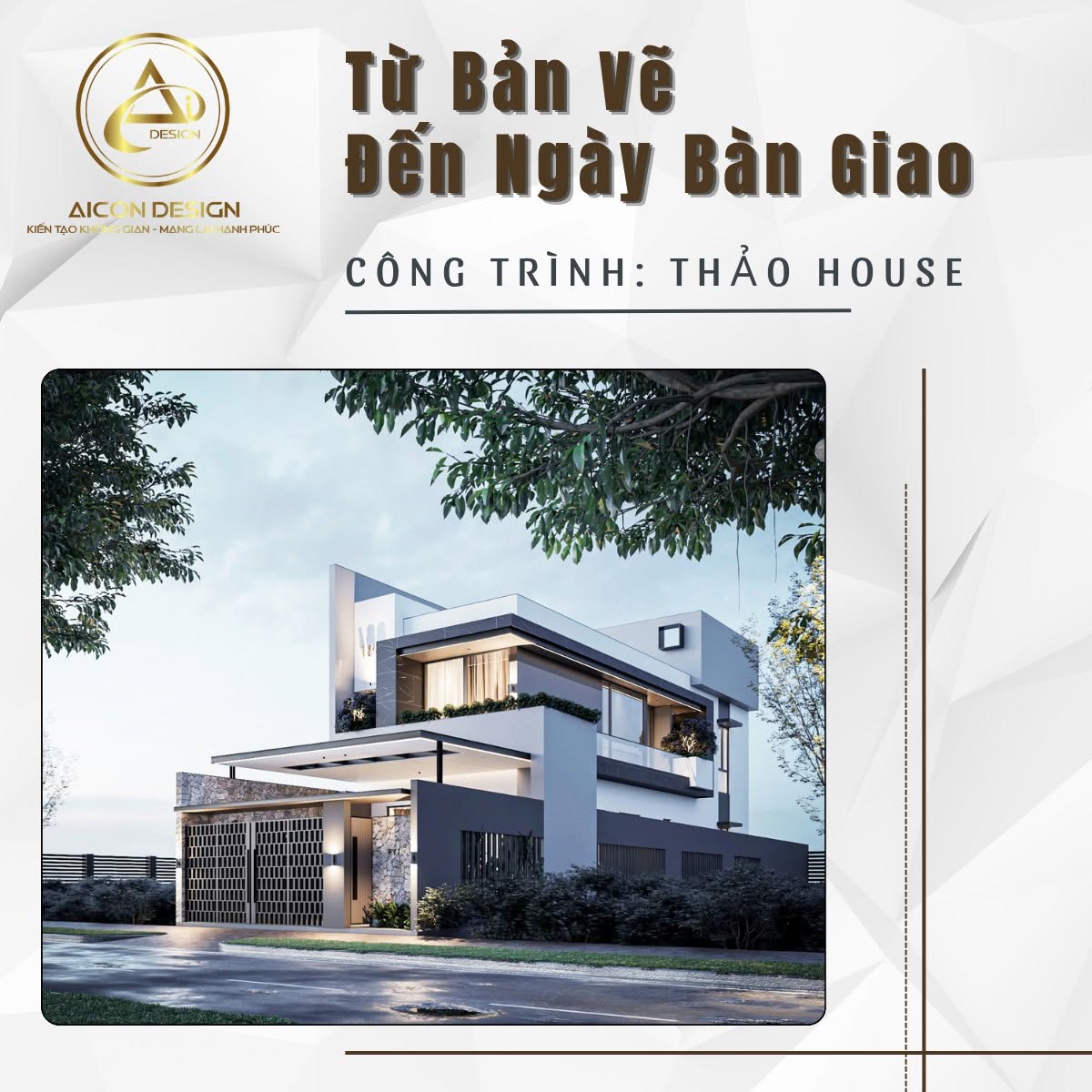 Hiện thực hóa 100% bản vẽ